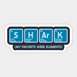 Shark Chem Sticker